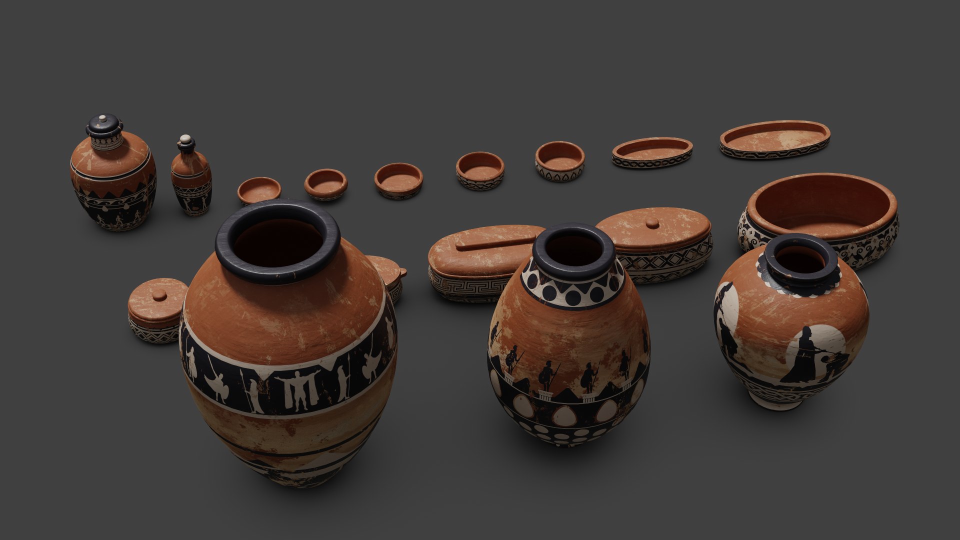 3D Clay Pottery Old Painted - Clay pot Bundle model https://p.turbosquid.com/ts-thumb/xl/S4J9pu/z2/main_03/png/1665841547/1920x1080/fit_q87/ed22175ce1969290c72b3b505339399e1eac29a4/main_03.jpg