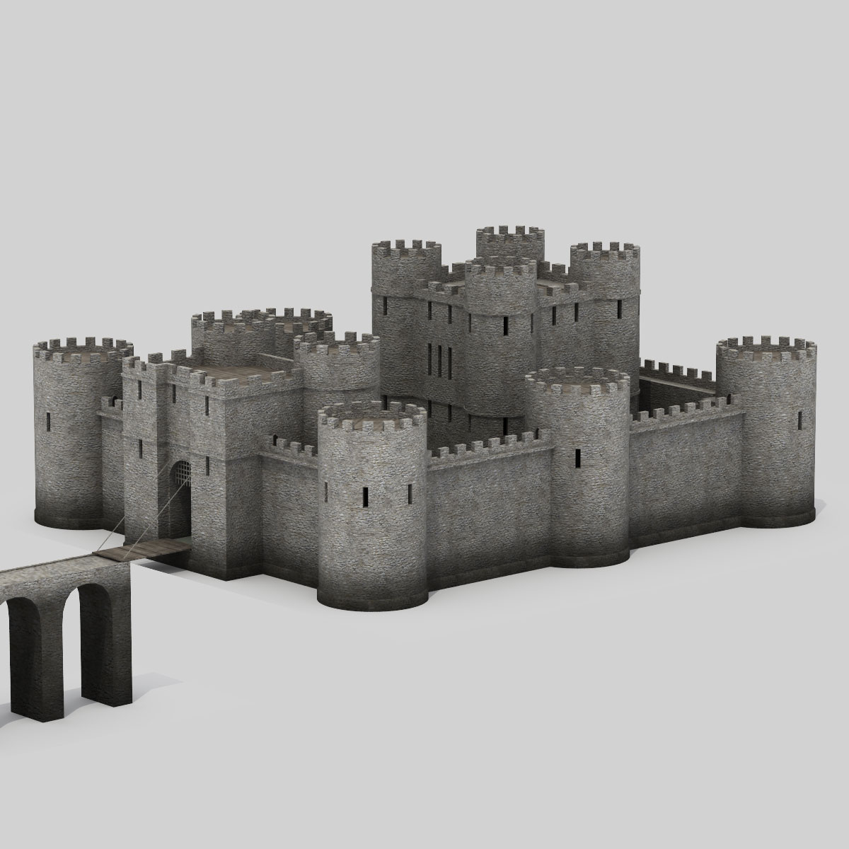 3d medieval castle