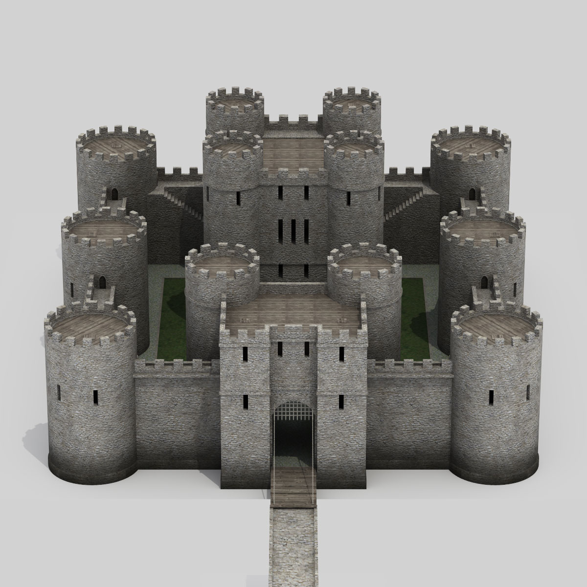 3d medieval castle