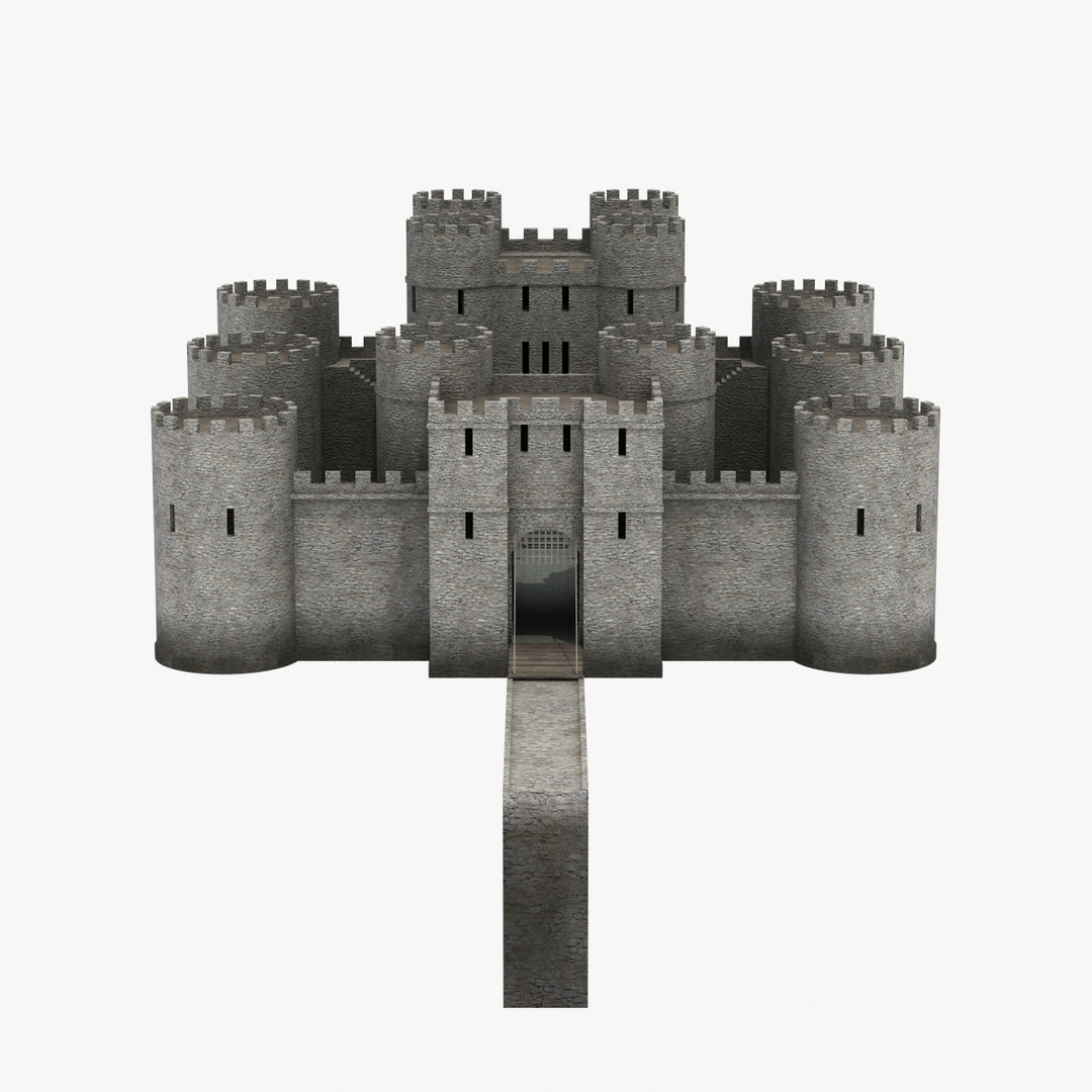 洋書 A Three-Dimensional Medieval Castle A Three-Dimensional