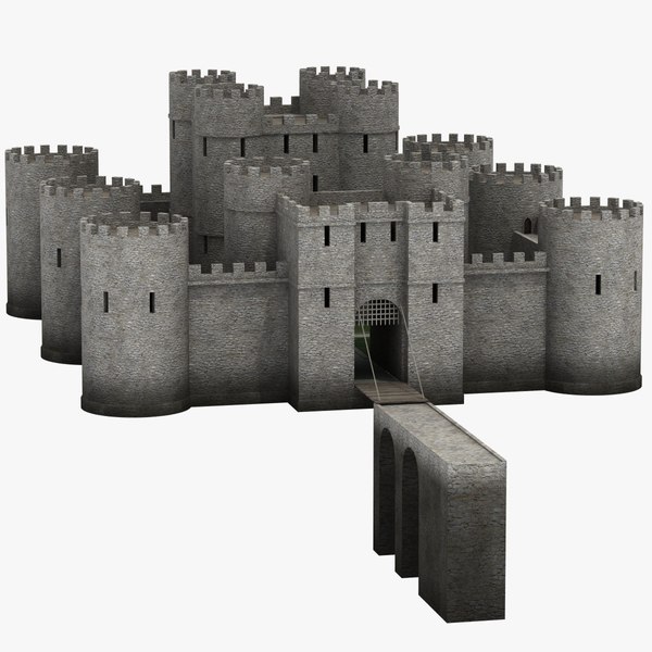 3d medieval castle