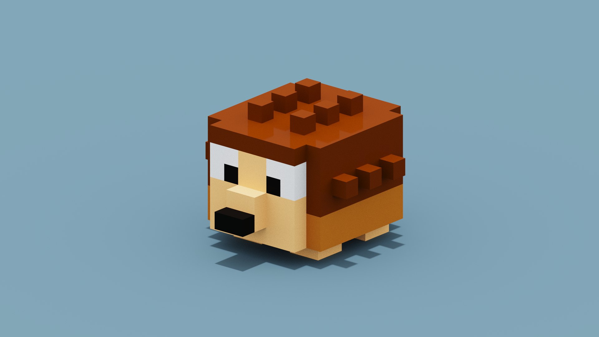 3D model Voxel Hedgehog https://p.turbosquid.com/ts-thumb/xl/SuMof0/iu/spin202206280149520003/png/1656425151/1920x1080/fit_q87/9ffedba16e9fc15cd165ce3670070c499a6b9f5e/spin202206280149520003.jpg