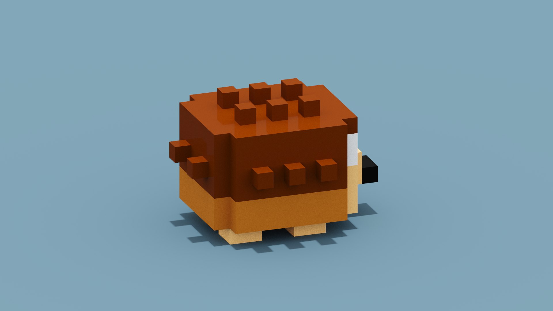 3D model Voxel Hedgehog https://p.turbosquid.com/ts-thumb/xl/SuMof0/rq/spin202206280149520010/png/1656425260/1920x1080/fit_q87/f6ce501f0baca77798ebe41e297dfd13bea64f81/spin202206280149520010.jpg