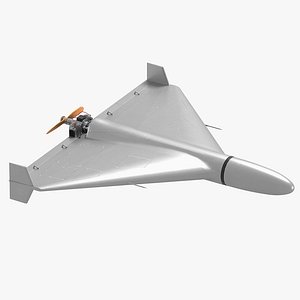 3D Unmanned Shahed 136 Attack drone