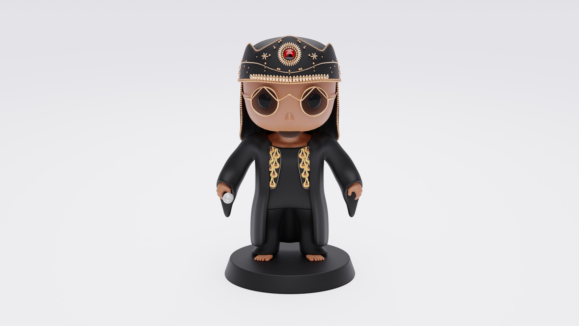 3D Dr Bombay Indian Singer Character Model - TurboSquid 2152010
