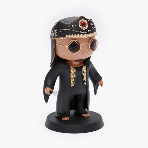 modelo 3d Personaje del cantante indio Dr. Bombay - TurboSquid 2152010