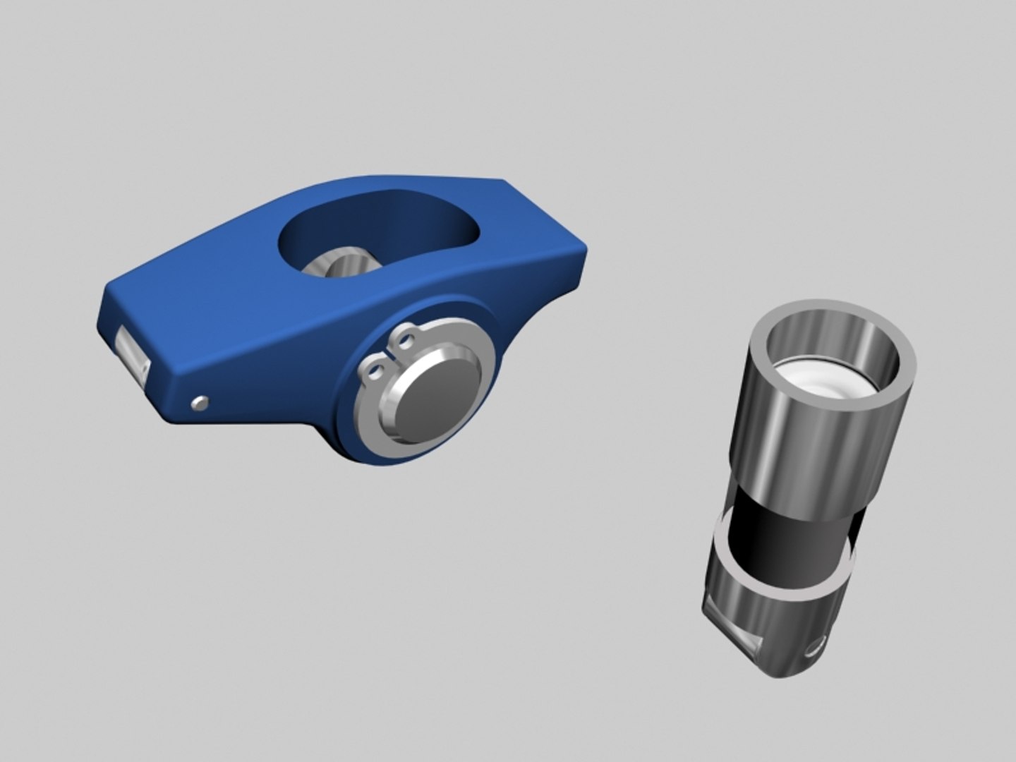 3d model rocker arm cam follower