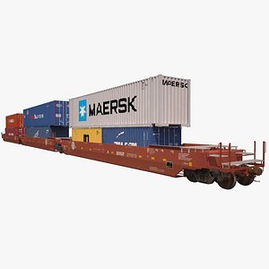 3d double stack s635 containers