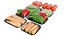 3D Set Vegetables