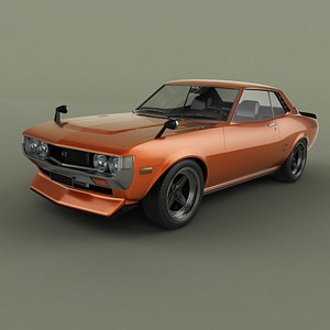 1976 toyota celica ta23 3D model
