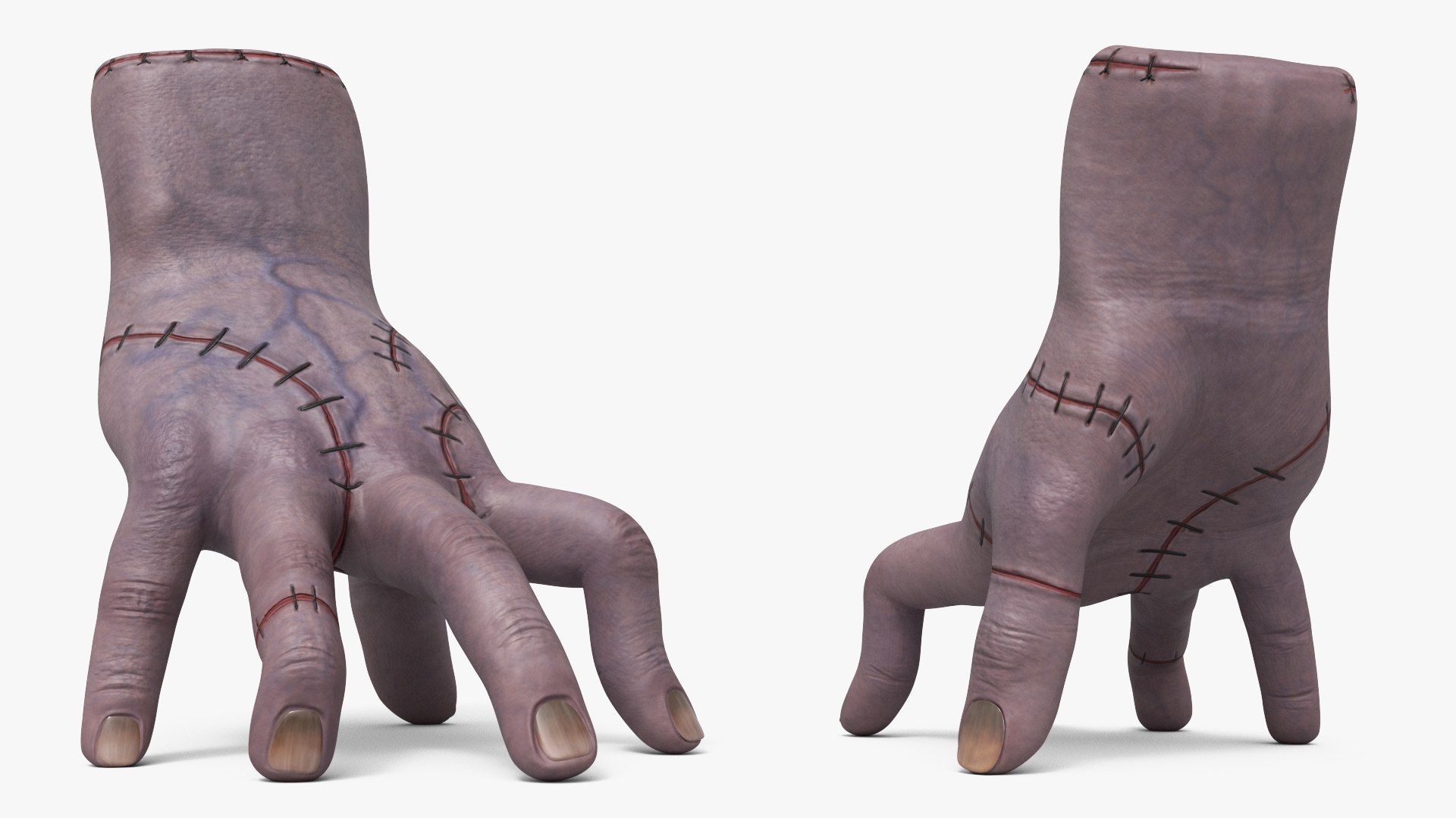 Thing Middle Finger Gesture Animated Rigged For Maya 3D Model ...