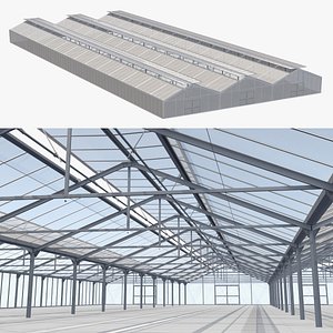Glass Greenhouse Frame Structure
