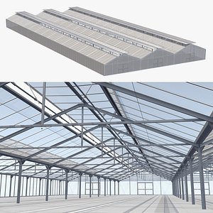 Glass Greenhouse Frame Structure