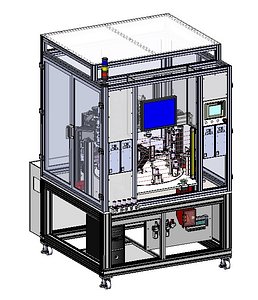 3D Automatic Air Pump Welding Machine 3D CAD Model