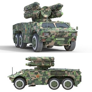 HQ-7B Chinese Air Defense Missile System model