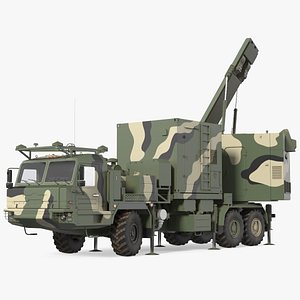 Camouflage Mobile Tracking Radar Vityaz 50R6