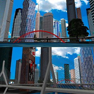 race track circuit 3d model