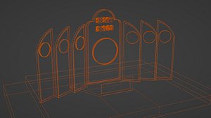 STAGE LAYOUT 3D model