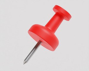 3D Push pin model