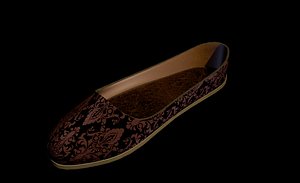 3D shoes flats model