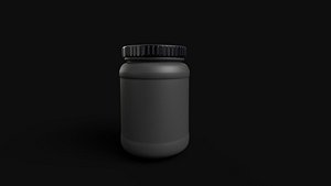 3D Plastic Bottle Container