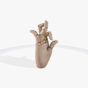 Articulated Wooden Hand