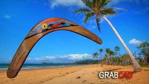 3ds max australian boomerang