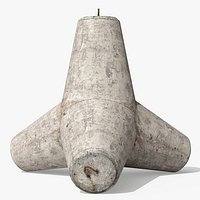 Concrete Tetrapod Set Of 4