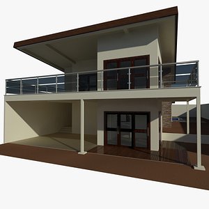 3d model house interior exterior