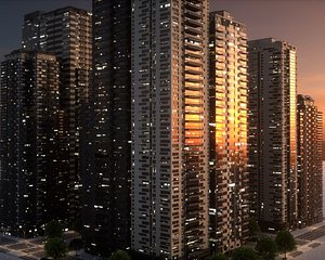 City Block Type B16 3D