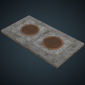manhole 2b 3D model