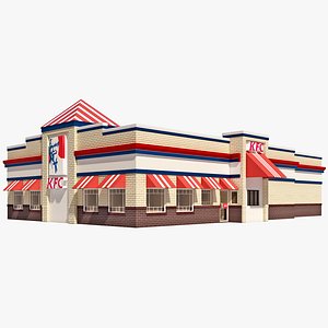 3d kfc restaurant house