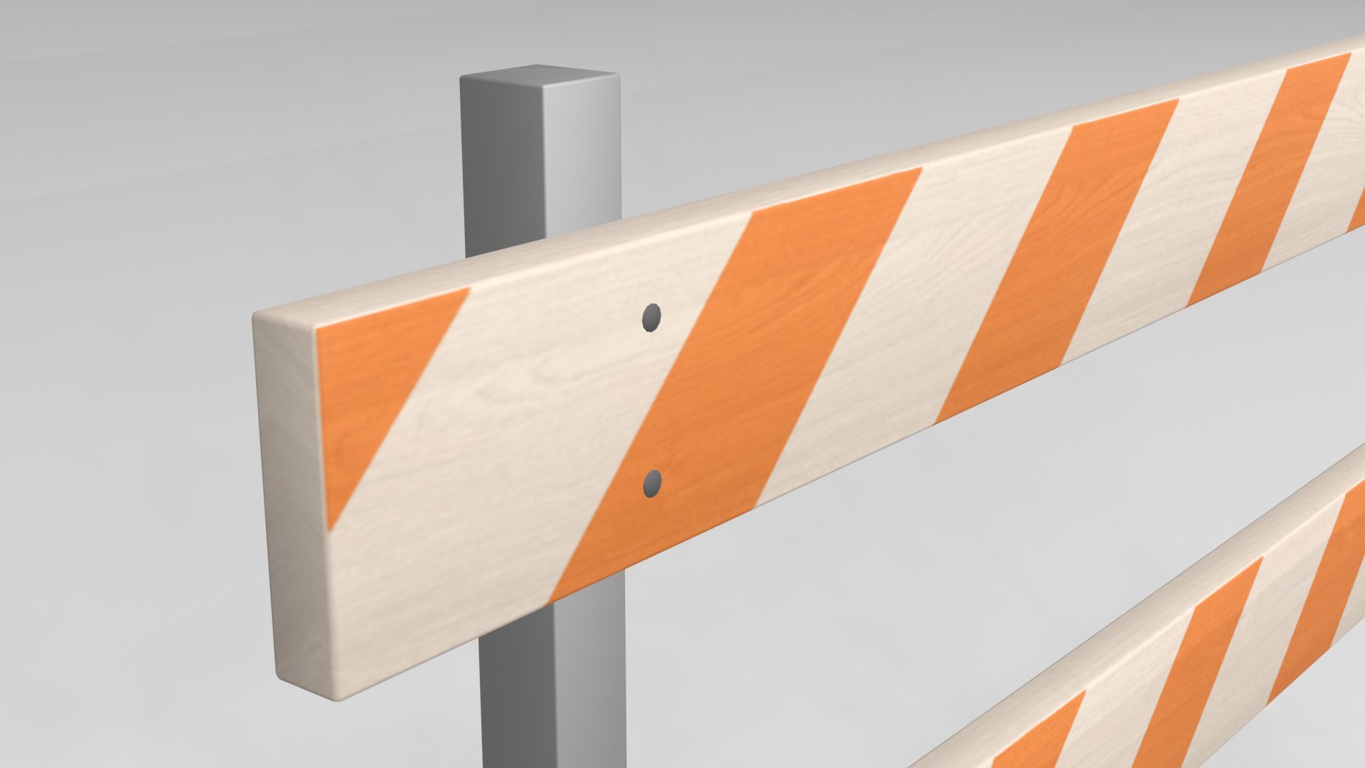 Road Wood Barricade 1 3D Model - TurboSquid 2152093