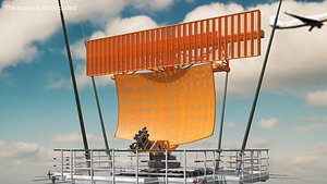 3D Surveillance Radar model