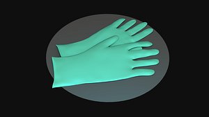 Medical latex gloves