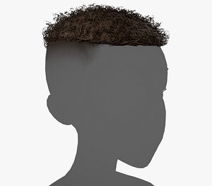 Male Hair Cards Style 13 - Curly Hair 3