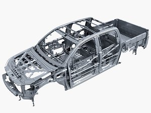 3d Model Car Frame
