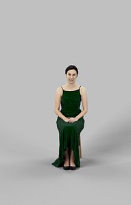 3D model eva fancy dress