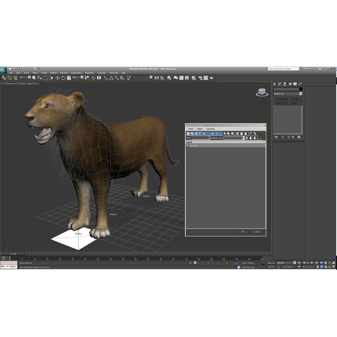 3d model cat feline