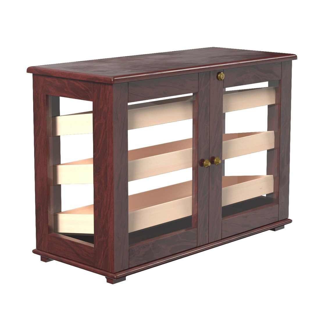 3D Marciano Counter Top Display Humidor PBR TurboSquid 2209386