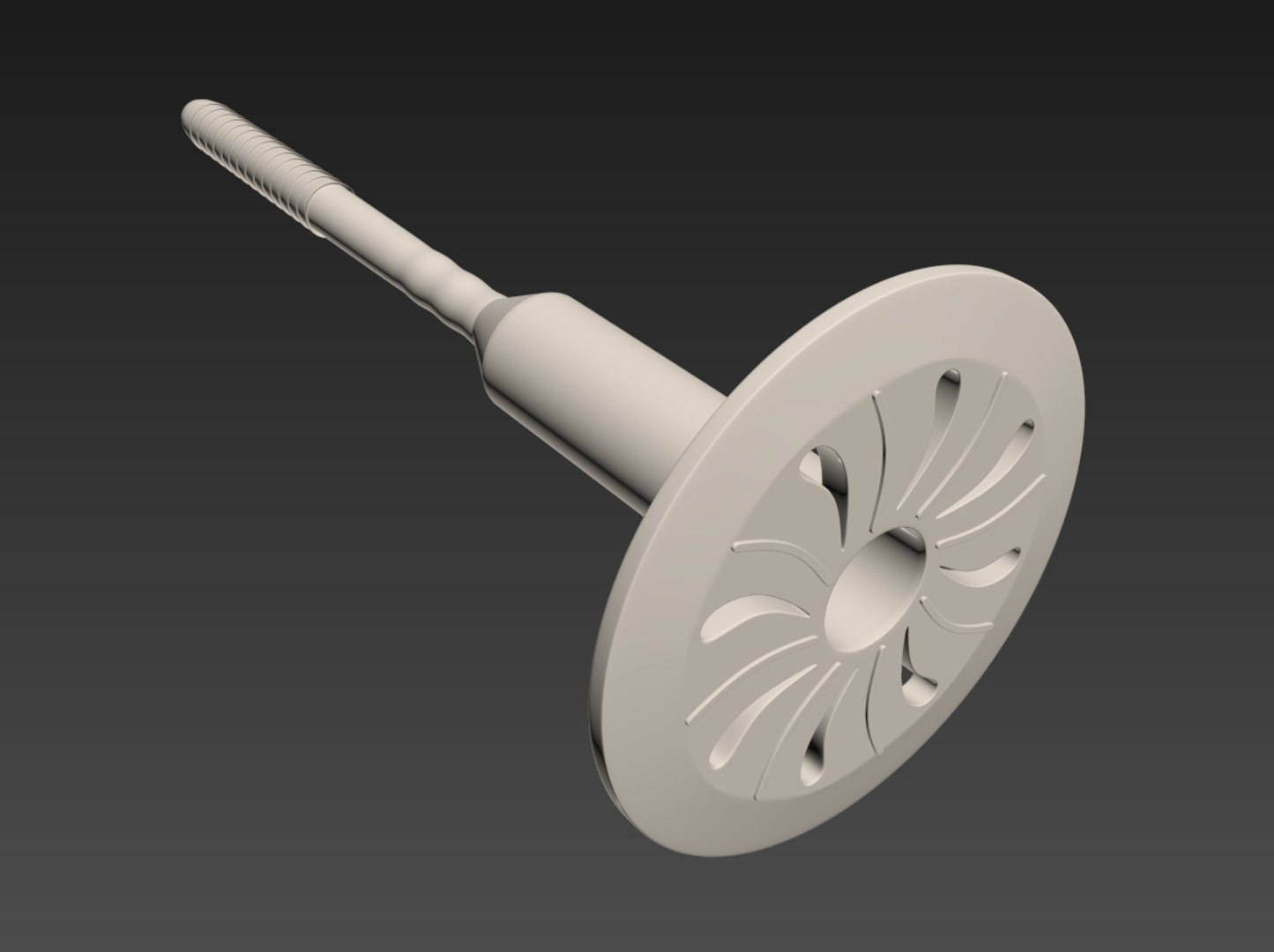 3d Plastic Dowel Model