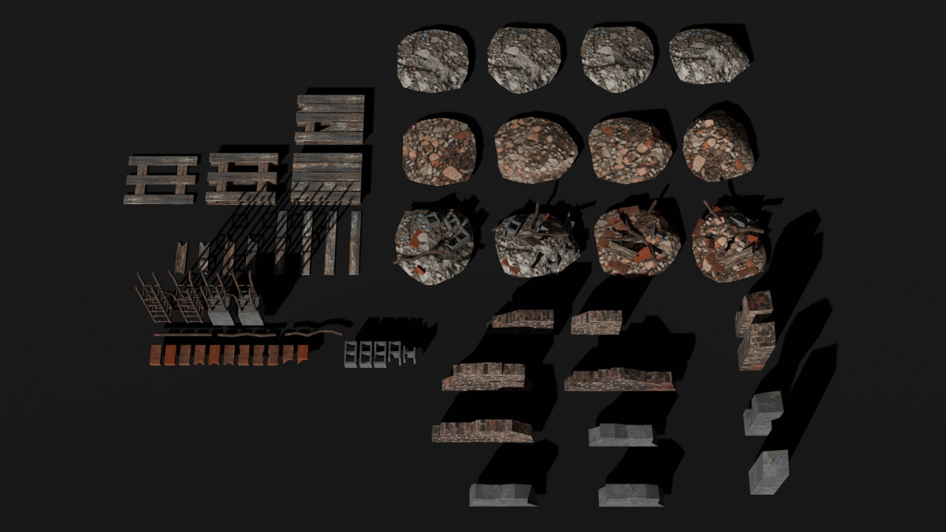 3D PSX - PS1 - Debris Pack - Low Poly Model - TurboSquid 2457766