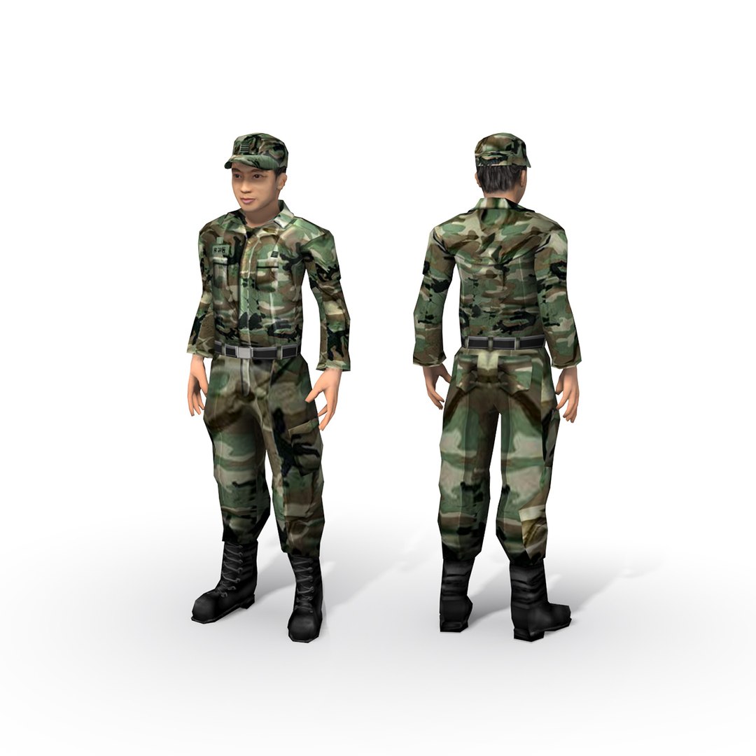 3D South Korean Army - TurboSquid 1384593