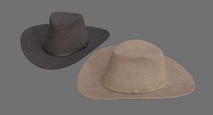 cowboy hat 1a 3D
