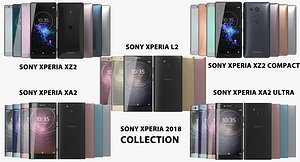 Sony Xperia 2018 Family Collection