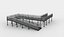 modular ramp 3D model 3D