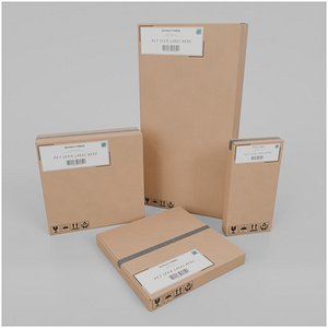 Shipping and Logistics Boxes - Rigged and Customizable Set