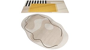 3D Rugs collection Oval and Rectangle