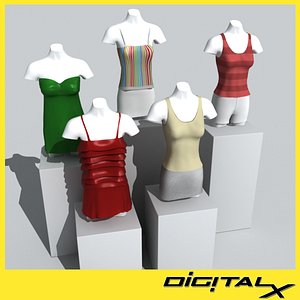 mannequins 3d max