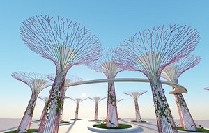Gardens by the Bay Singapore supertrees